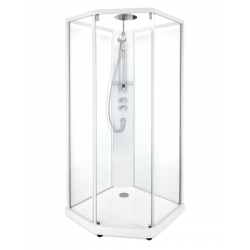 Душевая кабина Ido Showerama 10-5 Comfort (90х90) (профиль белый, прозрачное стекло)