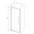 Душевая дверь RGW Stilvoll SV-02B (06320210-14) 100х200 см, чёрный профиль/прозрачное стекло