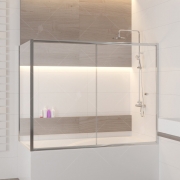 Шторка для ванной RGW Screens SC-82 (180x70) (шиншилла)