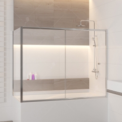 Шторка для ванной RGW Screens SC-82 (180x70) (шиншилла)