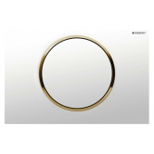 Кнопка смыва Geberit Sigma 10 115.758.KK.5 белый / золото