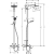 Душевая система Hansgrohe Crometta S 240 1jet Showerpipe (27320000) (240 мм)