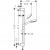 Душевой гарнитур Hansgrohe Crometta 100 Multi (26656400) (90 см)