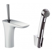 Смеситель Hansgrohe PuraVida 15275400 для раковины с гигиеническим душем