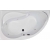 Акриловая ванна Aquanet Graciosa 150x90 L с каркасом