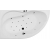 Акриловая ванна Aquanet Graciosa 150x90 L с каркасом