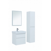 Мебель для ванной Aquanet Nova Lite 60 белый (2 ящика)