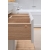 Тумба с раковиной Aquanet Токио 58 1 ящик, 2 двери