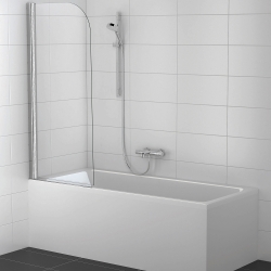 Шторка на ванну Koller Pool Waterfall Line QP93 Chrome Clear