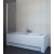 Шторка на ванну Koller Pool Waterfall Line QP93 L Chrome Grape