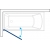Шторка на ванну Koller Pool Waterfall Line QP93 L Chrome Grape