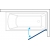 Шторка на ванну Koller Pool Waterfall Line QP93 R Chrome Clear