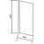 Шторка на ванну Ravak PVS1-80 Transparent, профиль хром