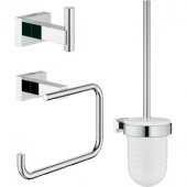 Набор аксессуаров для ванной комнаты Grohe Essentials Cube (40757001)