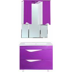 Мебель для ванной Bellezza Эйфория 105 фиолетовая