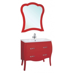 Мебель для ванной Bellezza Грация 80 красная