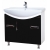 Мебель для ванной Bellezza Лагуна 85 черная с раковиной Стиль
