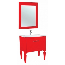 Мебель для ванной Bellezza Мираж 80 красная