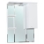 Зеркало-шкаф Bellezza Эйфория 80 R белый