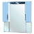Зеркало-шкаф Bellezza Лагуна 105 голубой