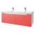 Dreja Мебель для ванной "Color 125" 2 ящика оранжевый глянец
