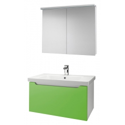 Dreja Мебель для ванной "Color 90" зеленый глянец