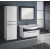 Dreja Мебель для ванной "Ornament 105" декор черный