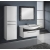 Dreja Мебель для ванной "Ornament 65" декор черный