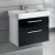 Dreja Мебель для ванной "Q max S" 80 черный глянец