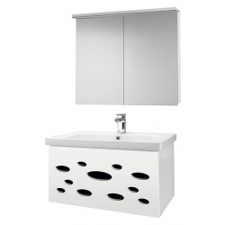 Dreja Мебель для ванной "Vitta 90" белый глянец