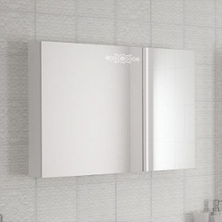 Зеркало-шкаф Ingenium Accord 90 белый глянец