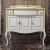 Opadiris Мебель для ванной "Лаура 100" белая, мраморная столешница