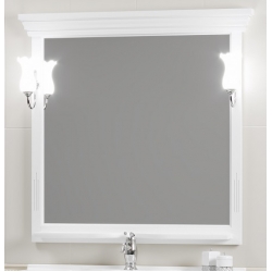 Opadiris Зеркало для ванной Риспекто 100 цвет 9003 (белый матовый)