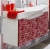 Sanflor Мебель для ванной Санфлор 100 красная/патина белая
