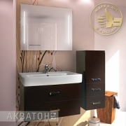 Мебель для ванной Акватон Америна 80 темно-коричневая