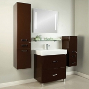 Мебель для ванной Акватон Америна Н 80 темно-коричневая