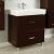 Мебель для ванной Акватон Америна Н 80 темно-коричневая