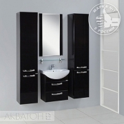 Мебель для ванной Акватон Ария М 50 черный глянец