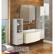 Мебель для ванной Акватон Севилья 80 белый жемчуг
