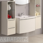Тумба Акватон Севилья 80 белый жемчуг