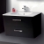 Мебель для ванной Belux Марсель 80 черная