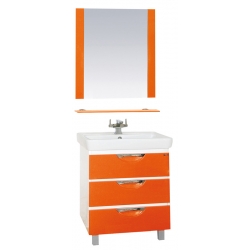 Misty Мебель для ванной Жасмин 70 оранжевая, пленка