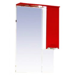 Misty Зеркальный шкаф Жасмин 65 R красный, пленка