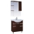 Misty Зеркальный шкаф Жасмин 75 R коричневый, эмаль
