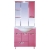 Misty Зеркальный шкаф Жасмин 85 R розовый, пленка