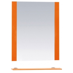Misty Зеркало для ванной Жасмин 60 оранжевое