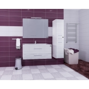 Мебель для ванной СанТа Омега 100 подвесная с зеркалом Стандарт 100 свет