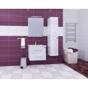 Мебель для ванной СанТа Омега 60 подвесная с зеркалом Стандарт 60 свет