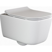 Унитаз подвесной Ceramica Nova New Day CN3005 с микролифтом, безободковый