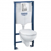 Комплект унитаза с инсталляцией Grohe Solido Compact 39586000